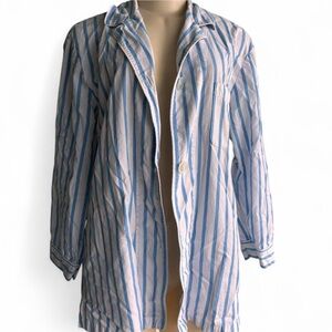 Victoria secret Striped Blue and White Women's oversized sleep shirt